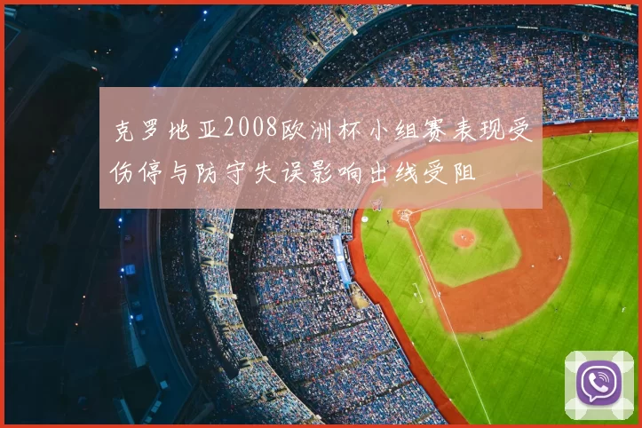 克罗地亚2008欧洲杯小组赛表现受伤停与防守失误影响出线受阻
